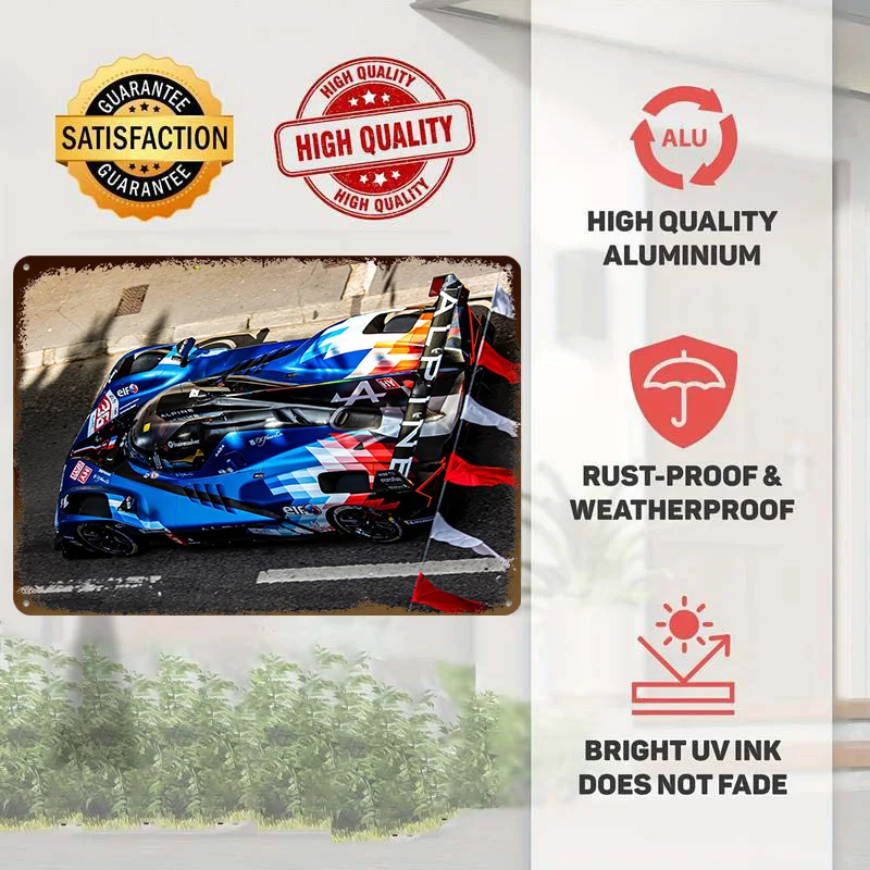 Alpine A424 Tin Poster Customized Wall Art Retro Vintage Metal Signs for Fans Room Decoration Home Decor Accessories House Items