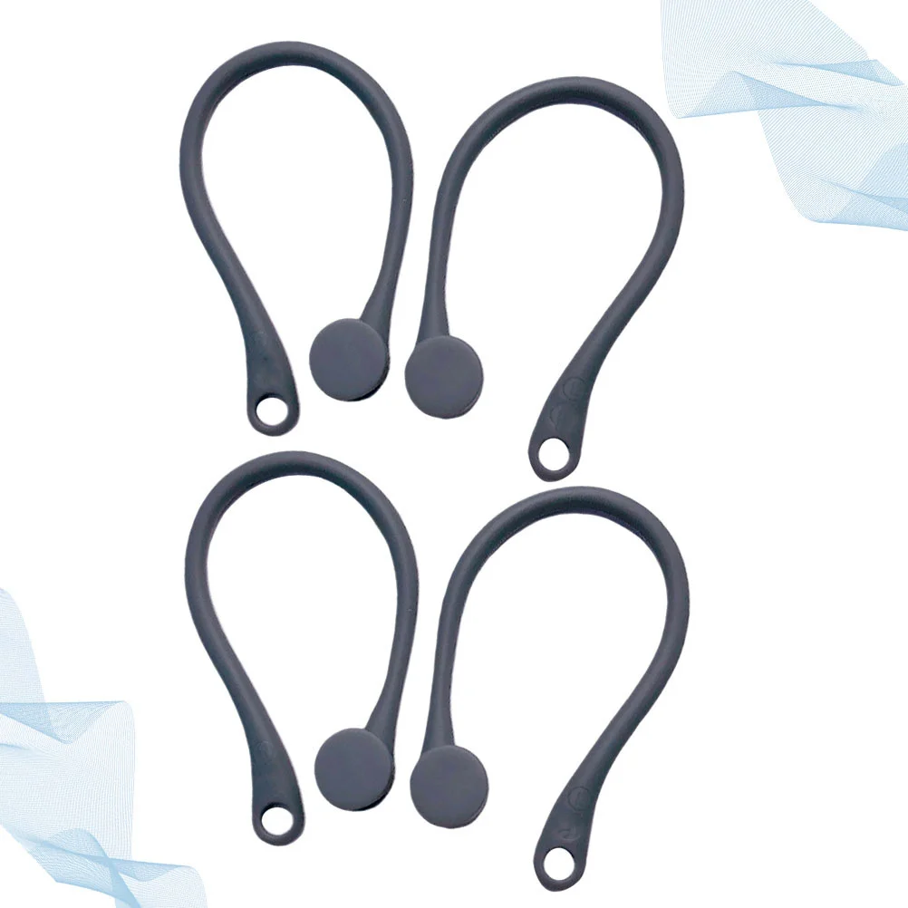 

Ear Hook Silicone Tpu Anti-Lost Earpiece Holder For Wireless Earbuds Sports Secure Fit Earphone Ear Hook Grey
