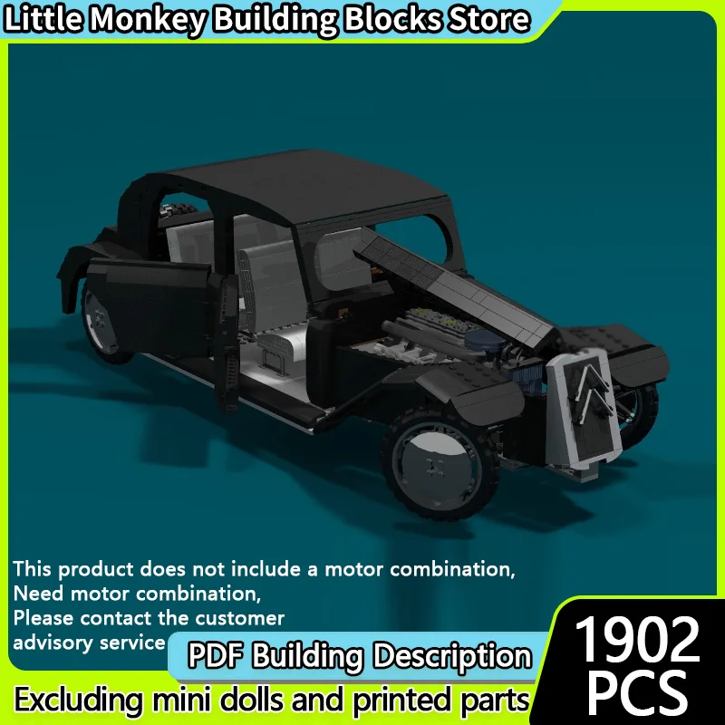 스피드 레이싱 카 모델 MOC 빌딩 블록 전륜 구동 자동차 모듈형 기술 어린이 휴일 선물 조립 장난감 세트