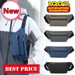 Newest Men Waterproof Belt Bag Fashion Chest Pack Male Waterproof Waist Bag Outdoor Sports Fanny Pack Men's Travel Shoulder Bags