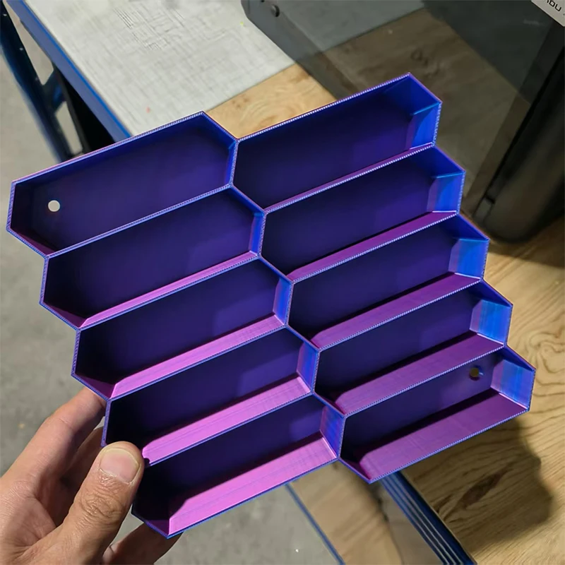 Hot Selling 10 Slot 3D Printed Diecast Car Model Display Rack Space Saving Large Capacity Storage Box Collectible Holder