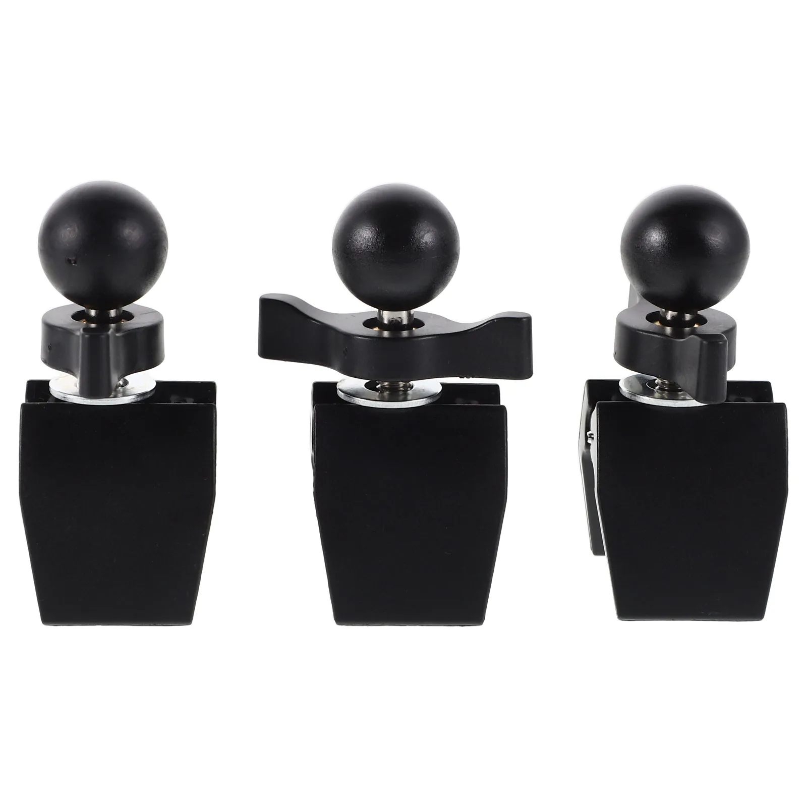 

3pcs Car Phone Holder Wireless Mount Universal 17Mm Ball Head Air Vent Clip For Gps Dashcam Travel Use Vent