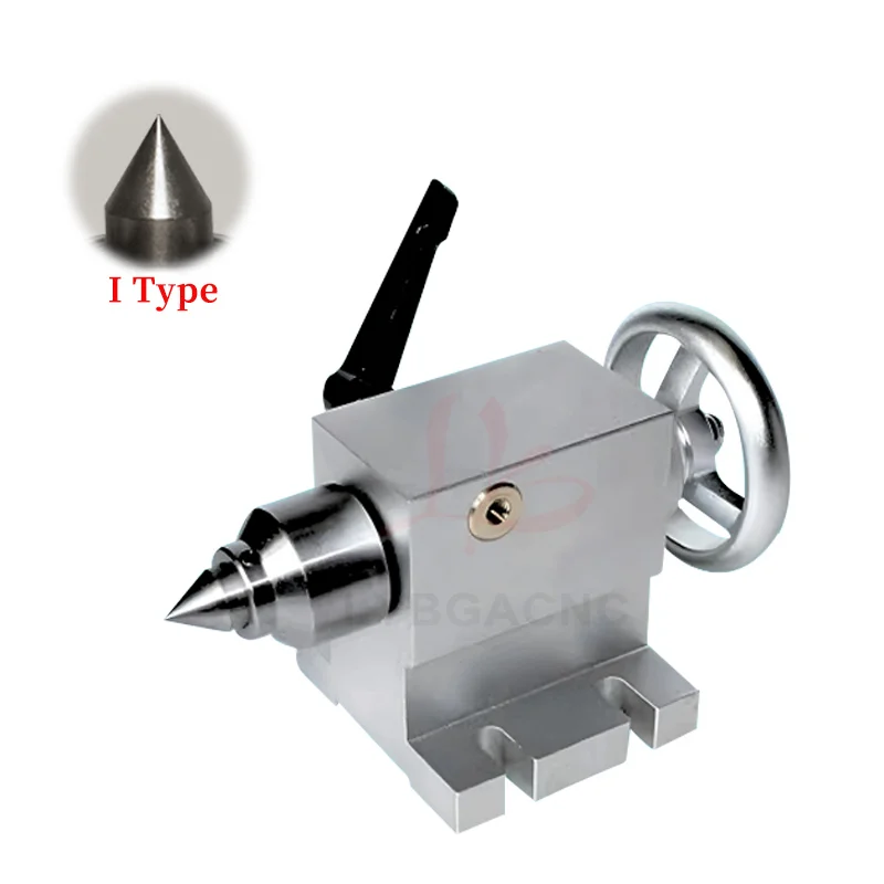 Waterproof Short CNC Tailstock Center Height 105Mm For Rotary 4Th A Axis Engraving Milling Machine Workholding Machining Tool