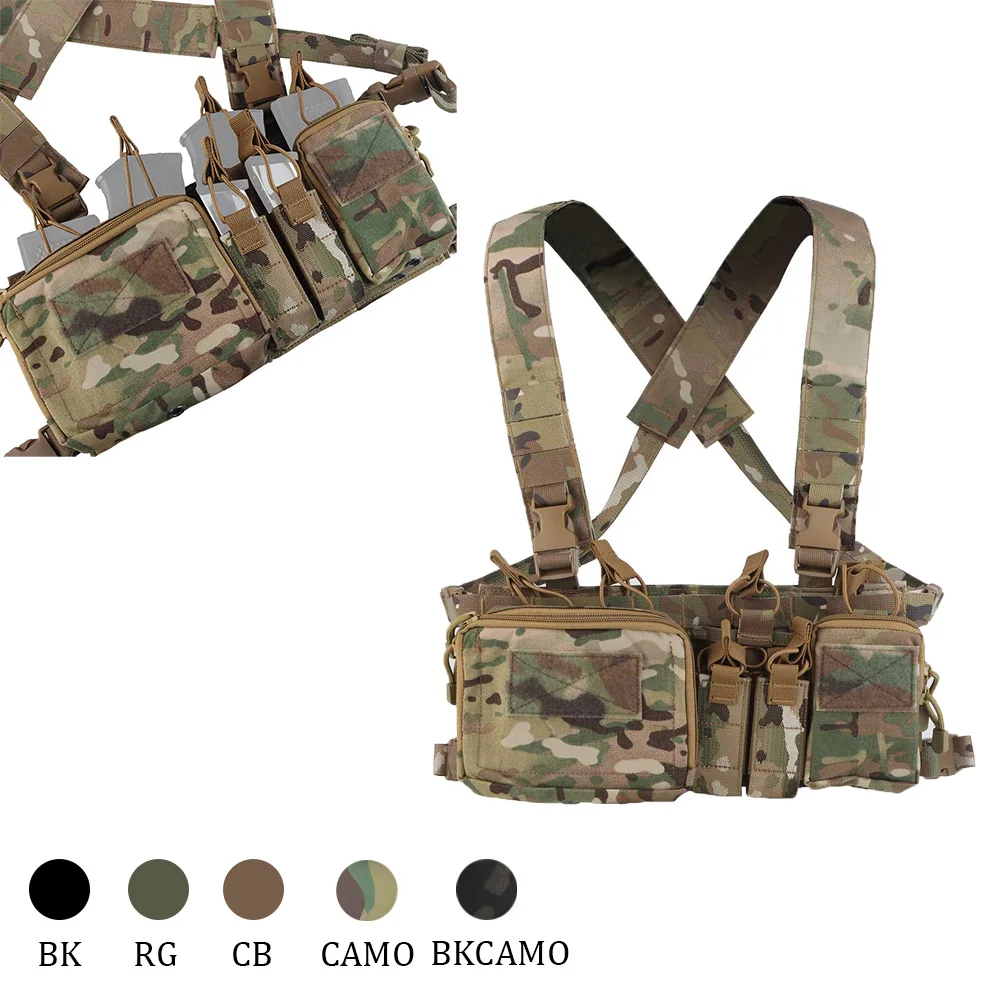 

Нагрудный жилет OphidiaTac D3CRH: расширенный комплект для страйкбола, аксессуары для тактического жилета, усиленное снаряжение для страйкбола и охоты