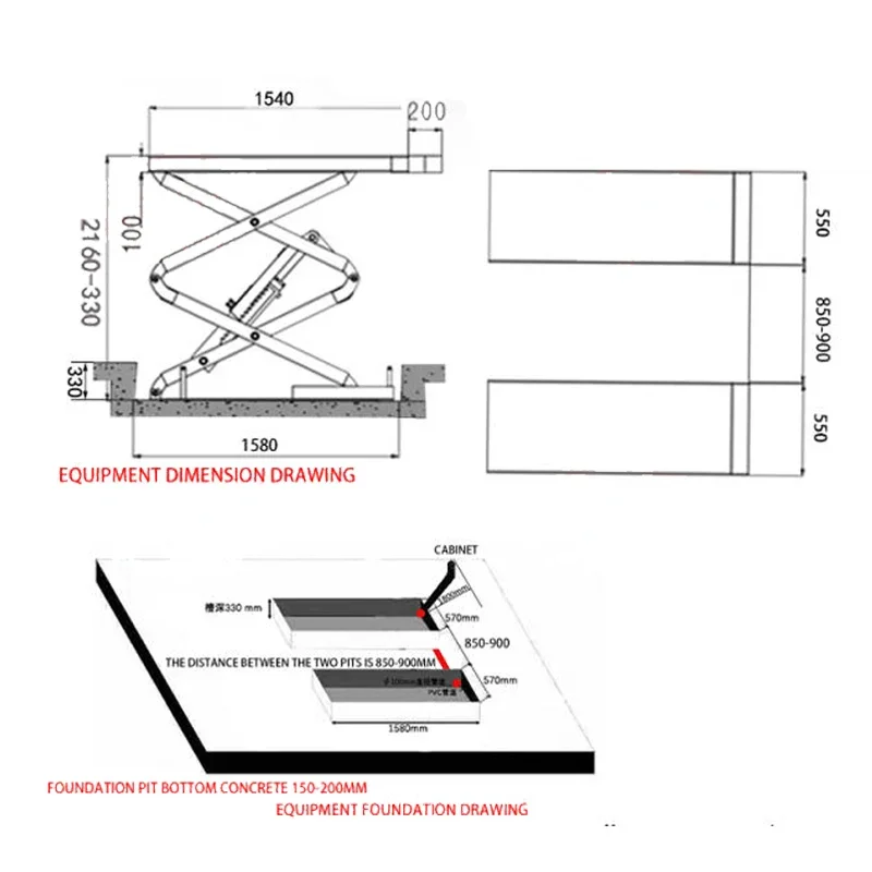 New Hot Sale 3T Mini Scissor Car Lift Auto Mobile Quick Jack With Factory Price in Ground Car Lift