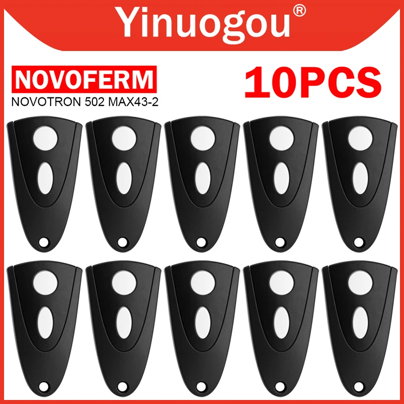 

10PCS NOVOFERM Garage Remote Control NOVOTRON 502 MAX43-2 504 MAX43-4 512 522 524 MTR43-2 MCHS43-2 MNHS433-02 MNHS433-04 433MHz