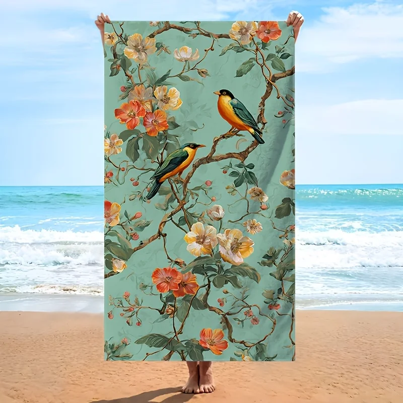 Van Gogh Starry Sky Dachshund Dog Art Print Beach Towel Highly Absorbent Unique Artistic Towel For Pet Lover Pool Holiday Gift