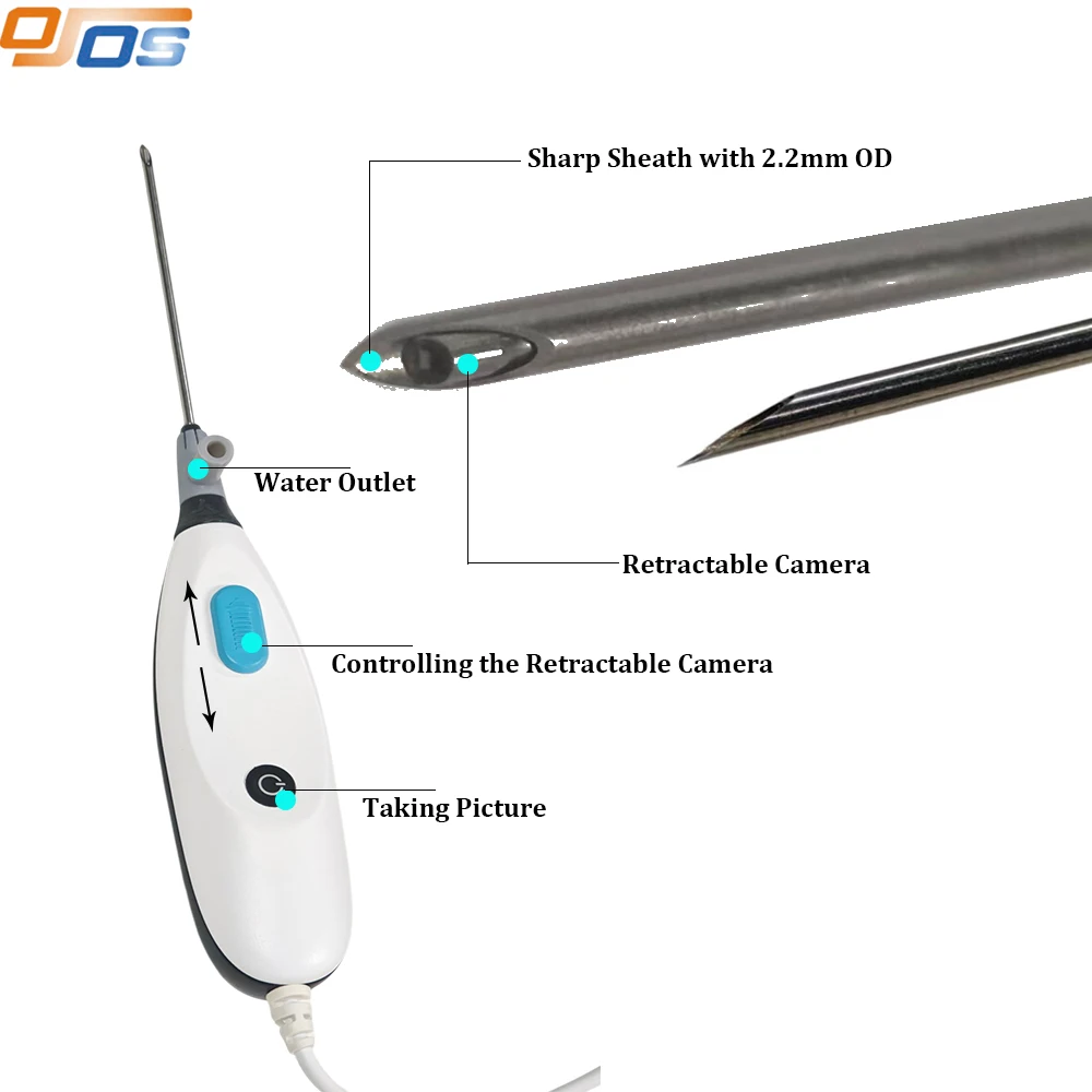 1.8mm Arthroscope with 2.2mm Sheath Mini Arthroscope for Joint Knee Scope
