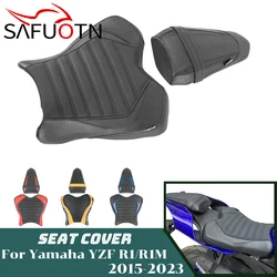 YZF-R1M YZF-R1 Front Driver Seat For Yamaha YZF R1 R1M 2015-2023 YZFR1 YZFR1M Motorcycle Rear Passenger Pillion Cushion Cover