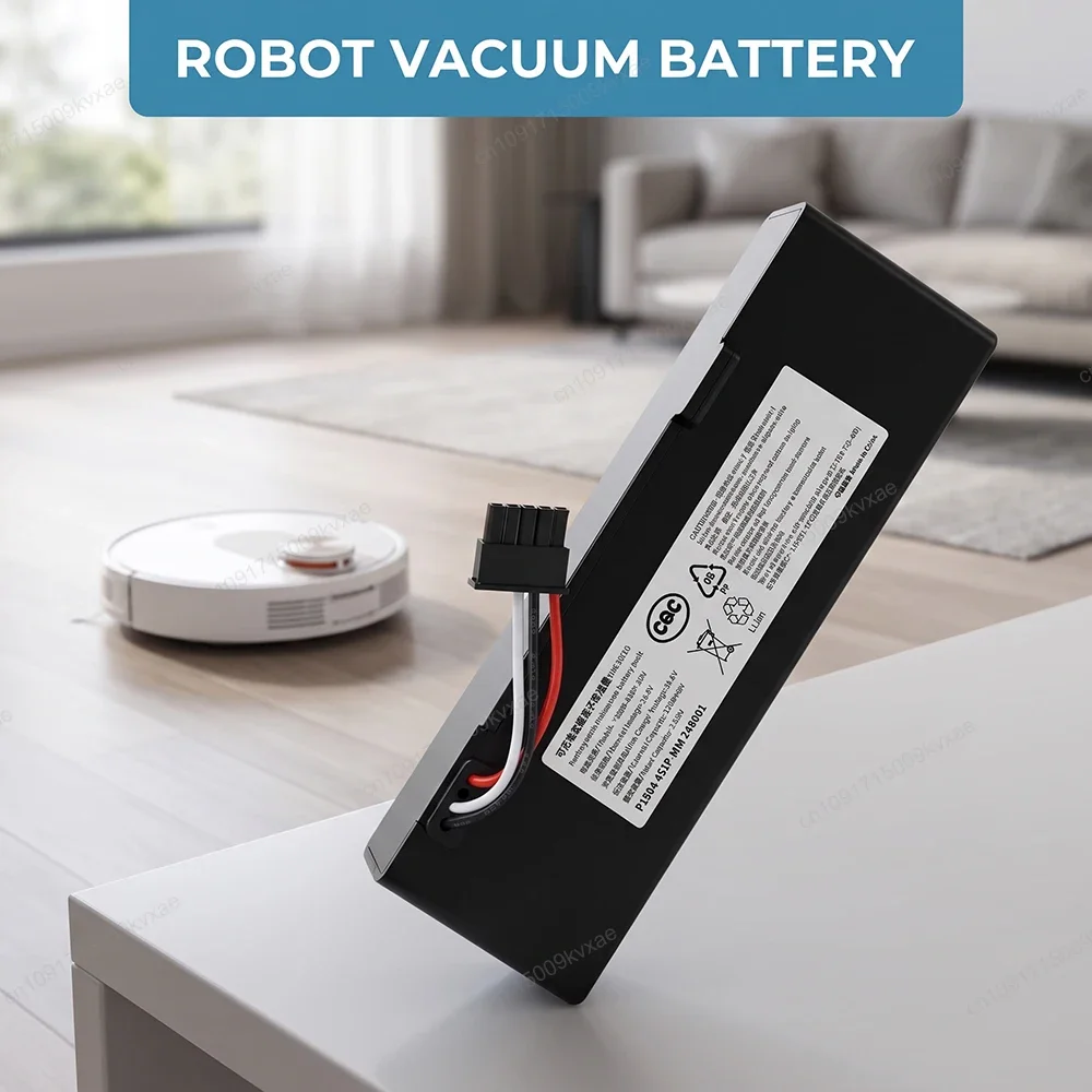 Sweeper Li-ion Battery Pack 14.8V 3500mAh for Xiaomi STYTJ02YM Mi Robot Vacuum-Mop P for Cecotec Conga 3790 3890 for Haier JX37