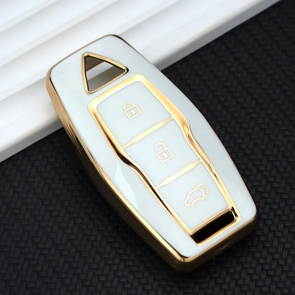TPU 2 3 4 Buttons Car Key Cover Case Shell for Mitsubishi Outlander 2022 2023 2024 Holder Protection Accessory