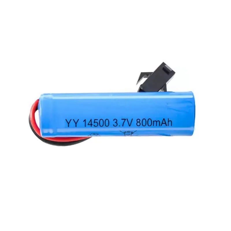 14500 lithium battery charging 3.7V 800mAh toy car tipping bucket climbing car ship model lithium battery with protective plate