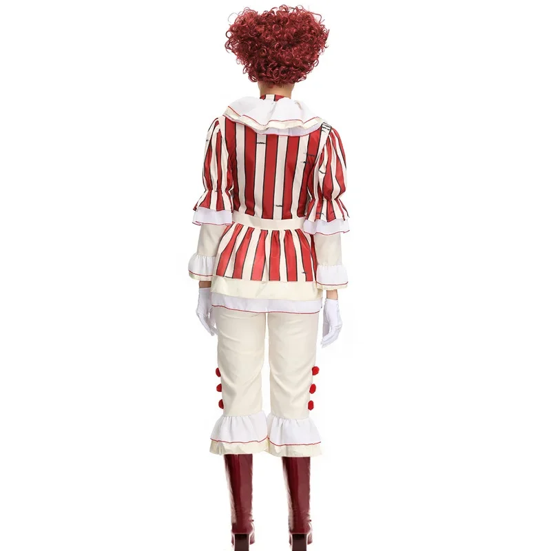 Halloween Sexy Ondeugende Casual Circus Clown Cosplay Jurk Podium Grappenmaker Clown Fancy Kostuum