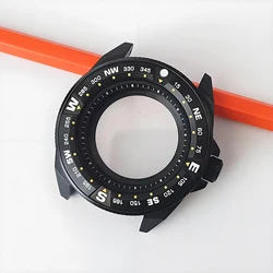 Black Samurai Case NH35 Case Fits NH35 NH36 4R 6R Movement Sapphire Glass Stainless Steel Bezel Insert Watch Case
