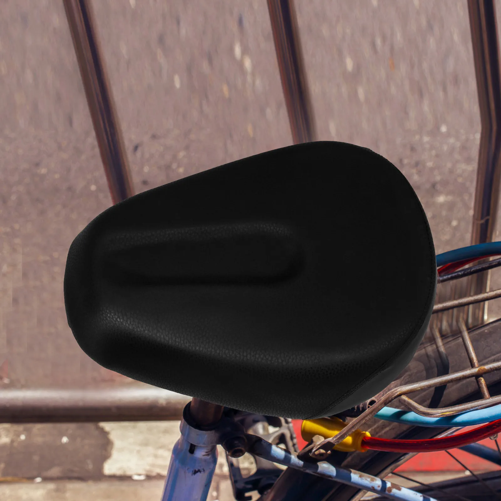 

Electric Bike Seat Replacement Thickened Pu Iron Comfortable Durable Saddle For Adult Teens Riding Pad Accessory