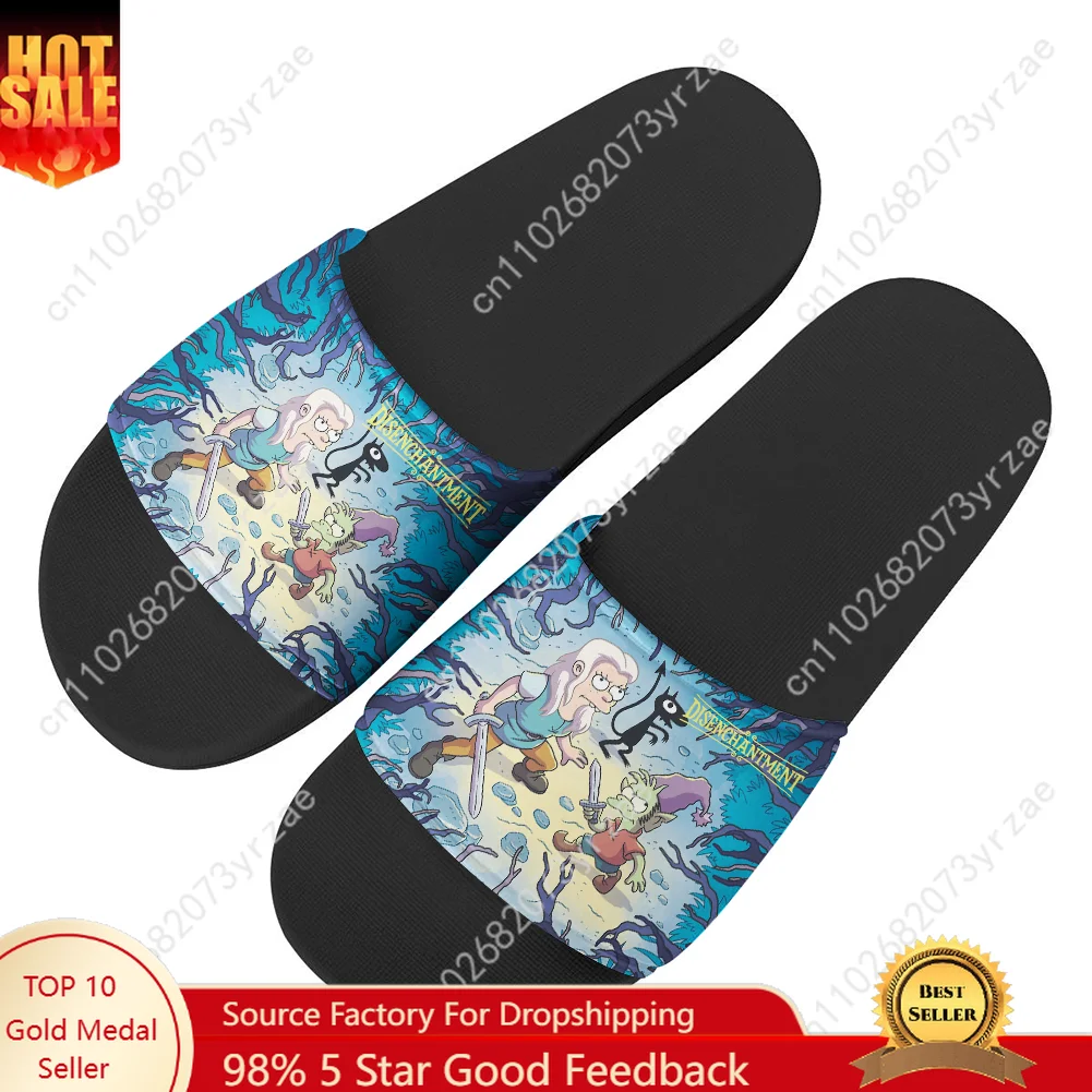 

Disenchantment Flip Flops Home Slippers Mens Womens Teenager Family Slippers Bathroom Pool Fashion Casual Sandals Custom Shoes