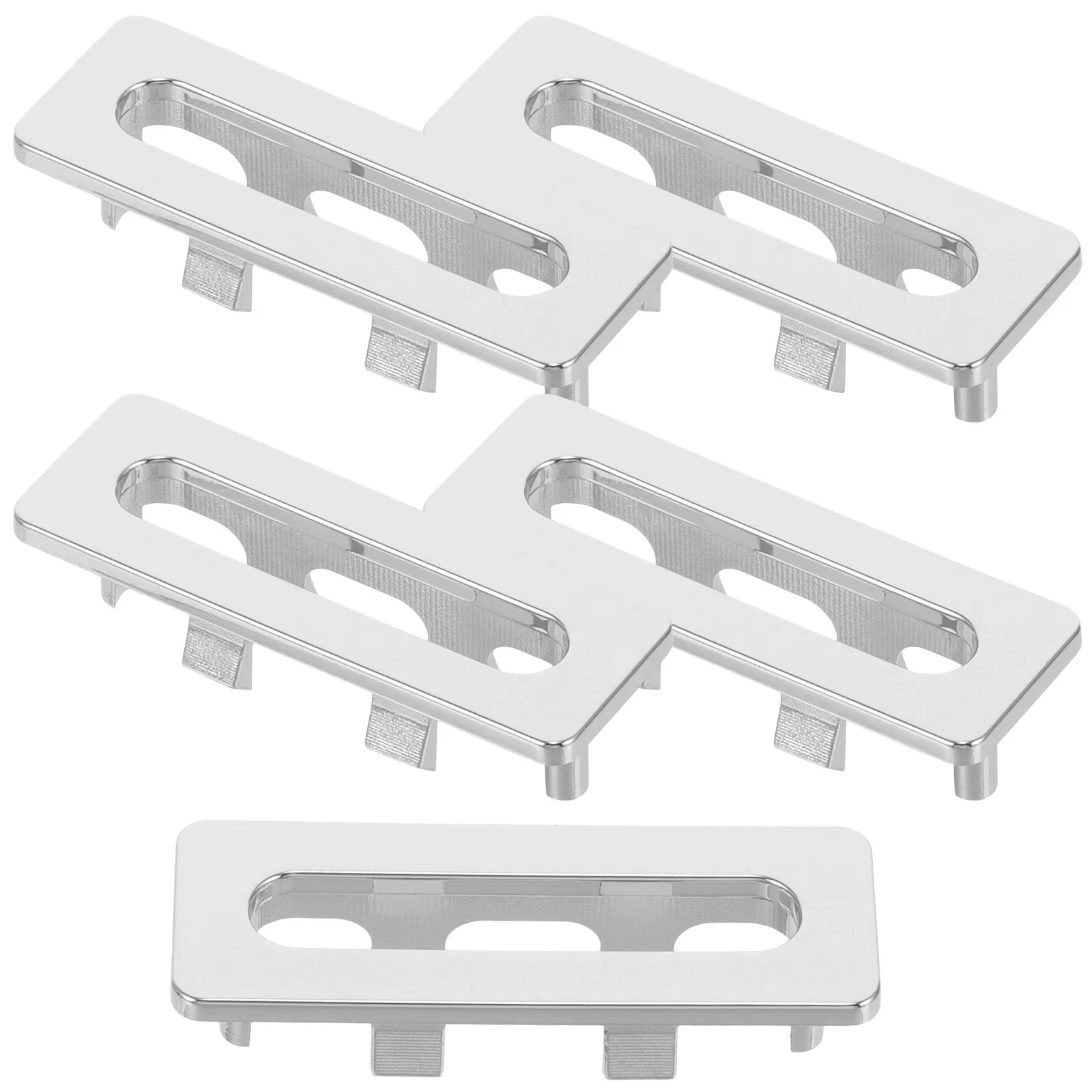 5Pcs Plastic Sink Overflow Hole Covers Decorative Rings Wash Basin Overflow Caps Replacement Bathroom Accessories