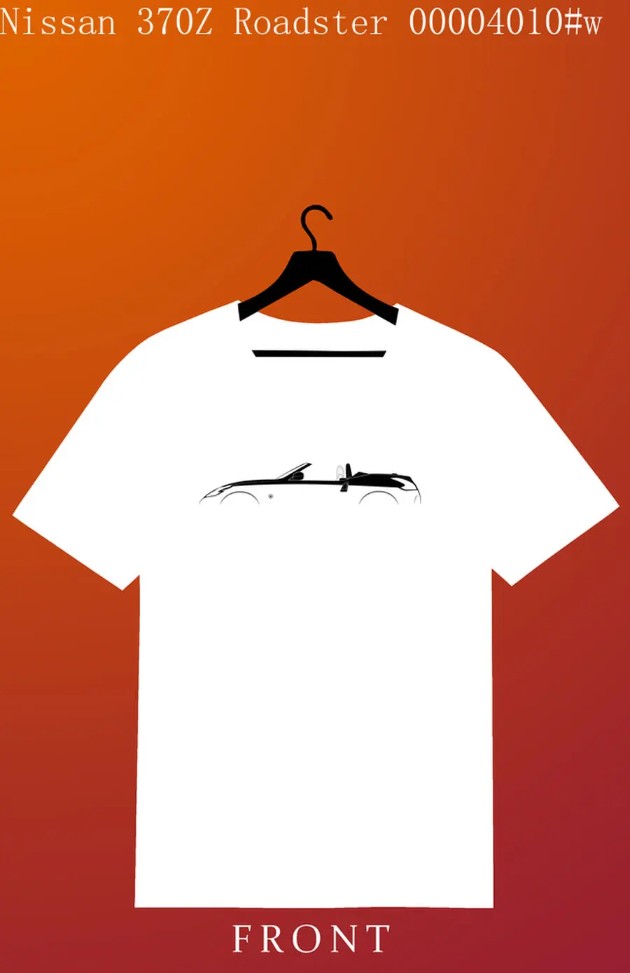 

Car Lovers T-shirt Niss car 370Z Nismo Roadster Men's and Women's Short-Sleeved with Patterns for Summer