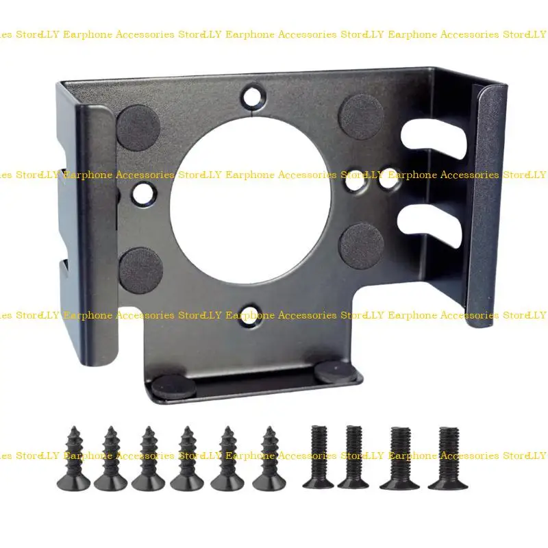 

462E Easy Installation Metal Support Holder For Mini Desktop Computer Under Desk Or Screen Back Setups Stand
