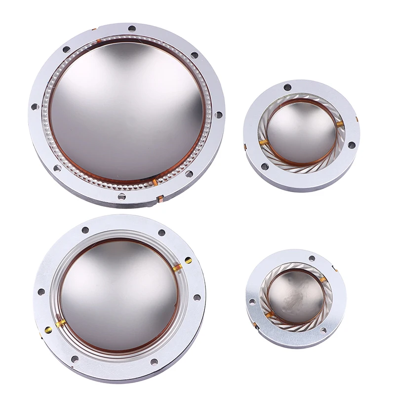 【C】1Pc 34.4/44.4/72.2/99.2MM Titanium Film Tweeter Voice Coil Membrane Copper Wire DIY Treble Speaker Repair Accessories