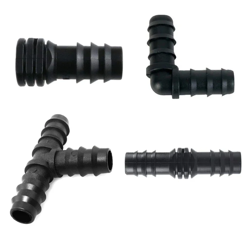 Kits accesorios púas para riego por goteo, 8 Uds., para tubos pulgadas, conectores púas 16MM, conector