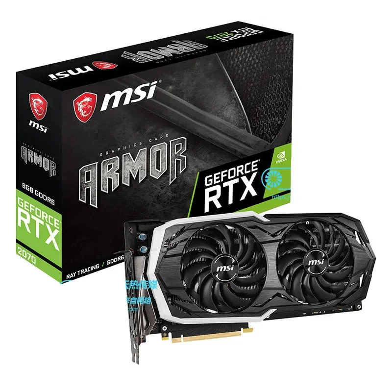 Imagem -05 - Msi-gpu Radiador com Luz Rgb Rtx2060s 2070 2070s Placa Gráfica Armor Dissipador de Calor