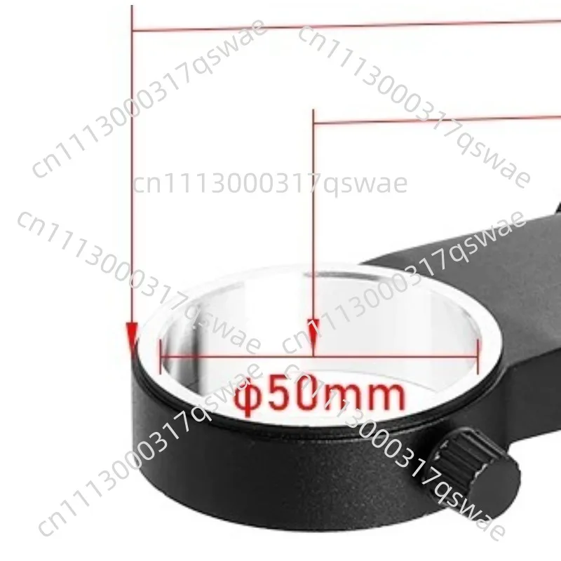 Microscope Head Focusing Bracket Lifting Test Bench Focusing Mechanism 50MM Diameter Magnifier Trimming Bracket 32MM Mount Hole