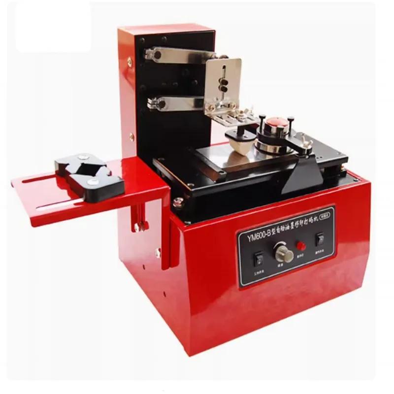 Electric Pad Printing Machine Logo Print Machine + Rubber Pad + Cliche Plate Make