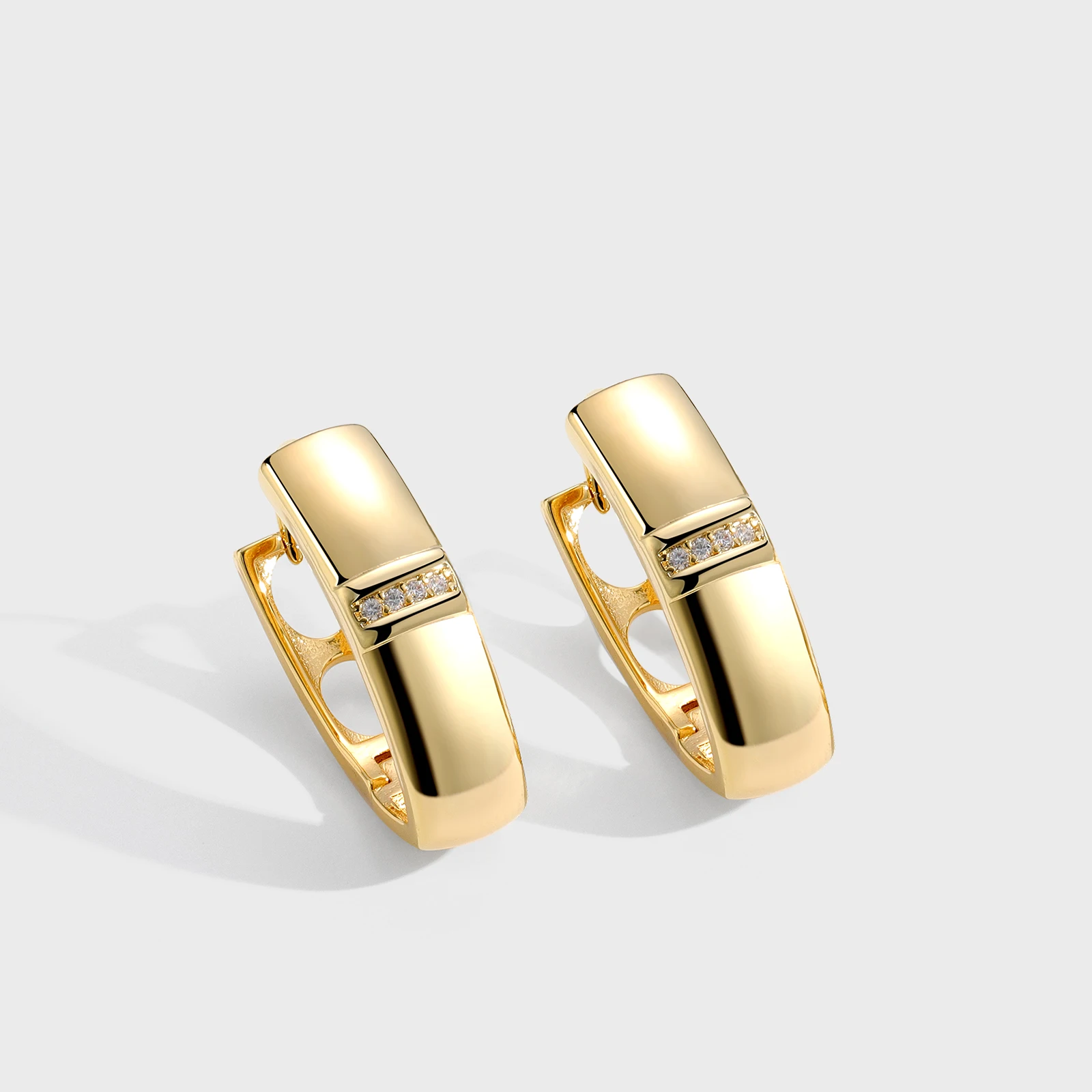 Exquisita hebilla de pendiente con incrustaciones de circonio, moderna y adecuada para regalos del Día de San Valentín de novia y esposa