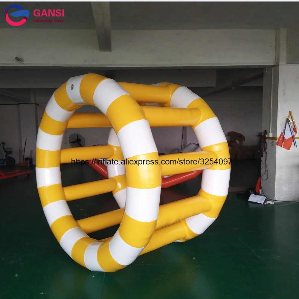 Sport Game Water Pool Inflatable Toy Human Hamster Floating Walking Wheel Inflatable Water Roller