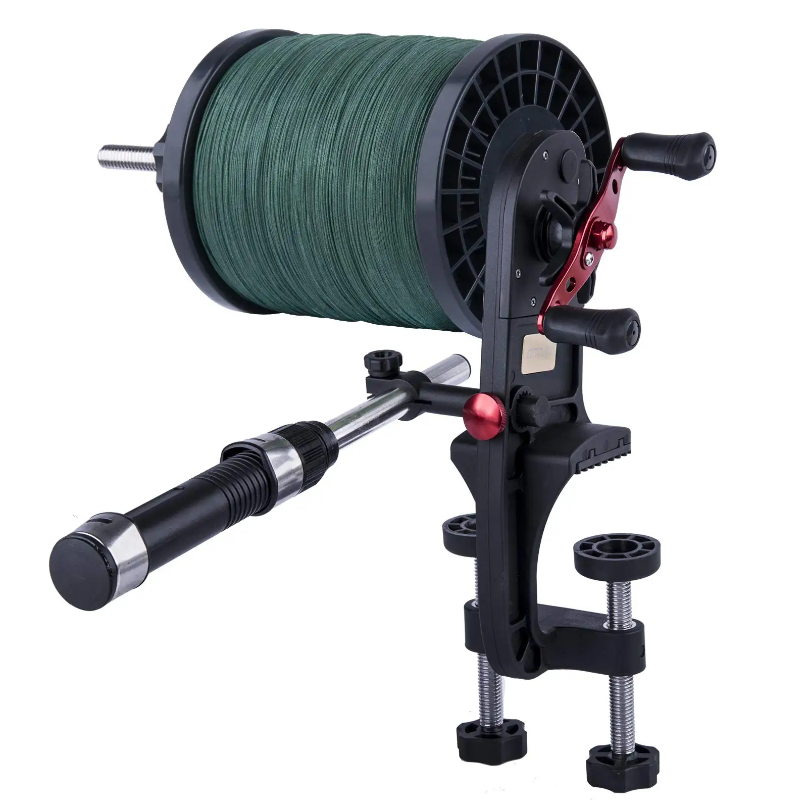 Goture Fishing Line Spooler Winder Machine Reel Spooler Fishing Line Winder Spooler Machine Spooling Station System Fishing Reel