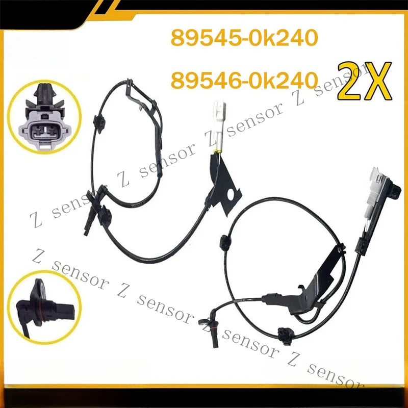 Z+ 2X Rear Right Left ABS SPEED SENSOR FOR TOYOTA HILUX VIII PICKUP (15 - ON)