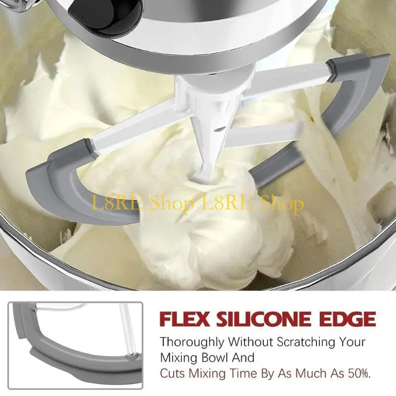 L8RE Flex-Edge Paddle Mixer Part Part Material Stainless Steel Material for 6QT Mixers