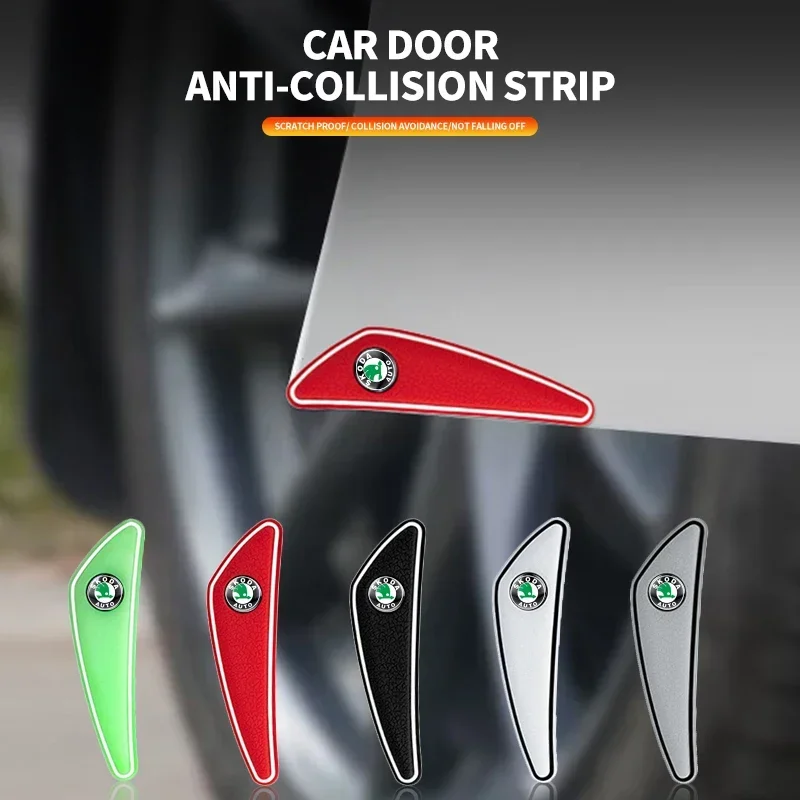 

Car Accessories Door Collision Strips for Skoda Octavia Fabia Rapid Superb Kodiaq Scala Karoq Citigo Kamiq Roomster Accessories