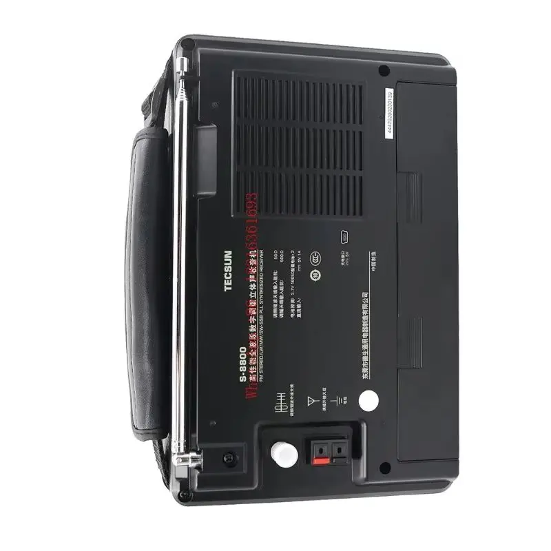 2026new T S-8800 FM/MW/SW/LW Full Band Radio Receiver Digital Portable Radio SSB Dual Frequency Conversion Remote Control Spea