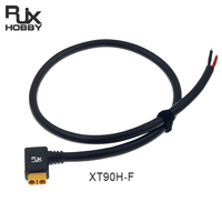 RJXHOBBY XT90 10 / 80 / 120 cm Right Angle RC Lipo Battery Power Extention Silicone Wire Cable for RC Drone Lipo Battery Charger