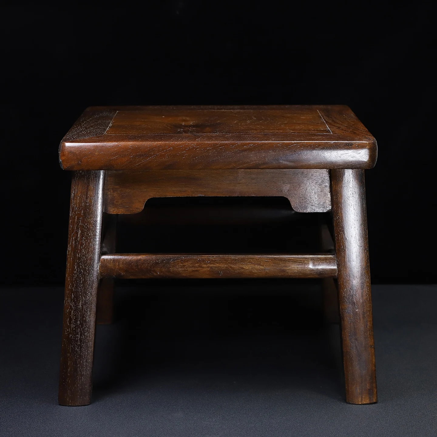 Collections Old Rosewood Wood Ghost Eye Texture Rectangular wealthy Stool Tea Table Stool Tea charm Amass wealth Ornaments