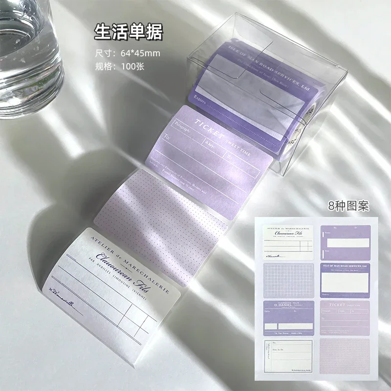 kawaii school supplies Interesting sticky notes pull-out style student use self-adhesive correction label note paper/sticky tabs