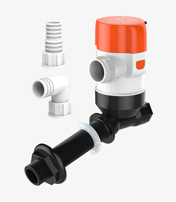 SFBP1-G1100-13E 12V DC 13E Series 1100GPH Livewell-Baitwell Pump For Fishing Kayaking RoHS CE Certified 1 Year WarrantyATV&UTVAT