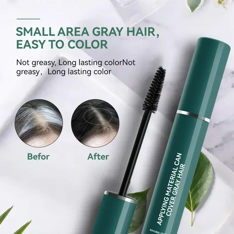 Hair Dying Stick Long Lasting Fast Staining Washable High Saturation Cover White Hair Non-toxic Not Greasy Disposable Hair Dye