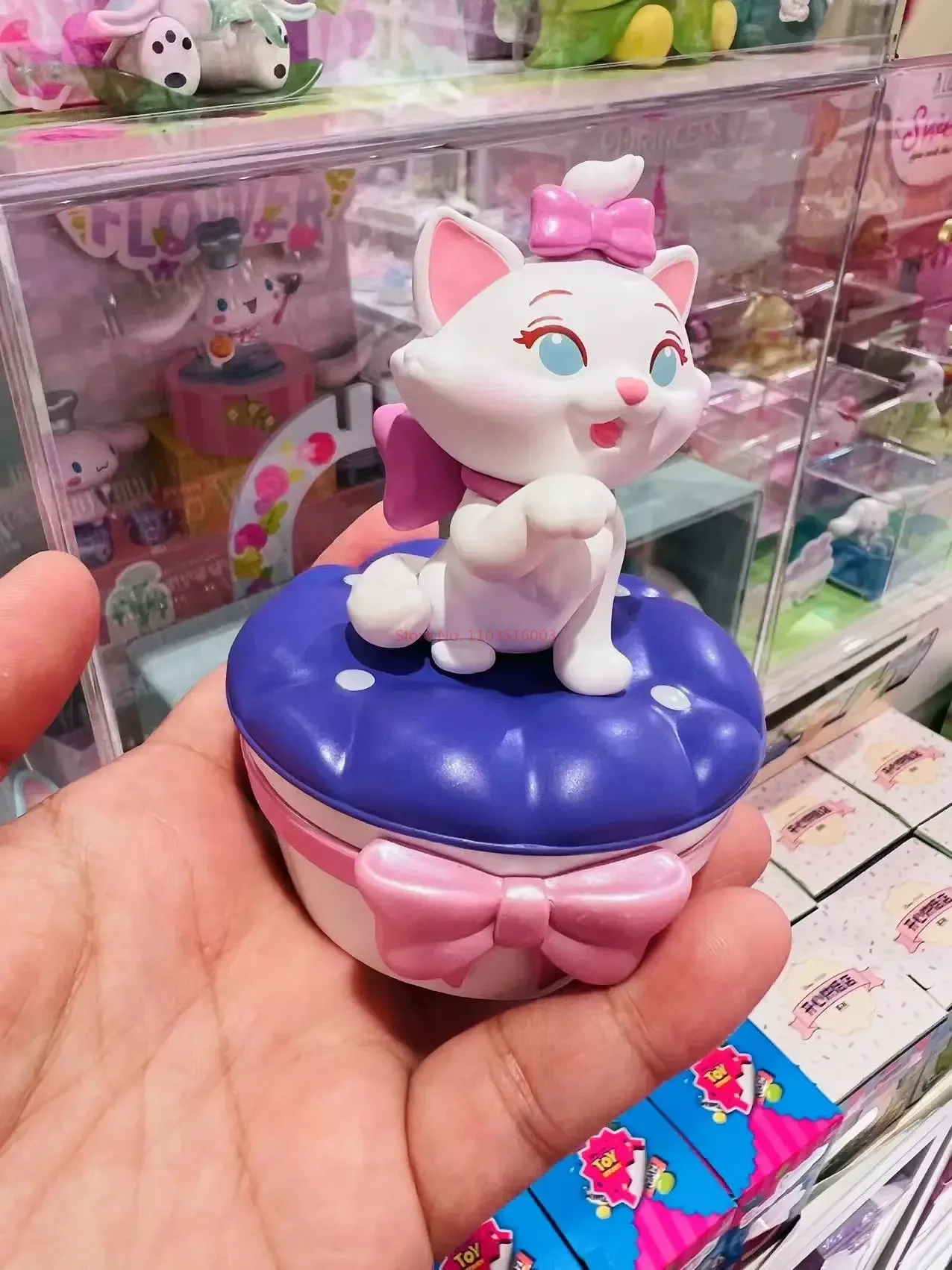 Hot Disney Cupcake Series The Aristocats Anime Figures Mary Cat Dumbo Blind Box Lucifer Kawaii Mystery Decoration Birthday Gift