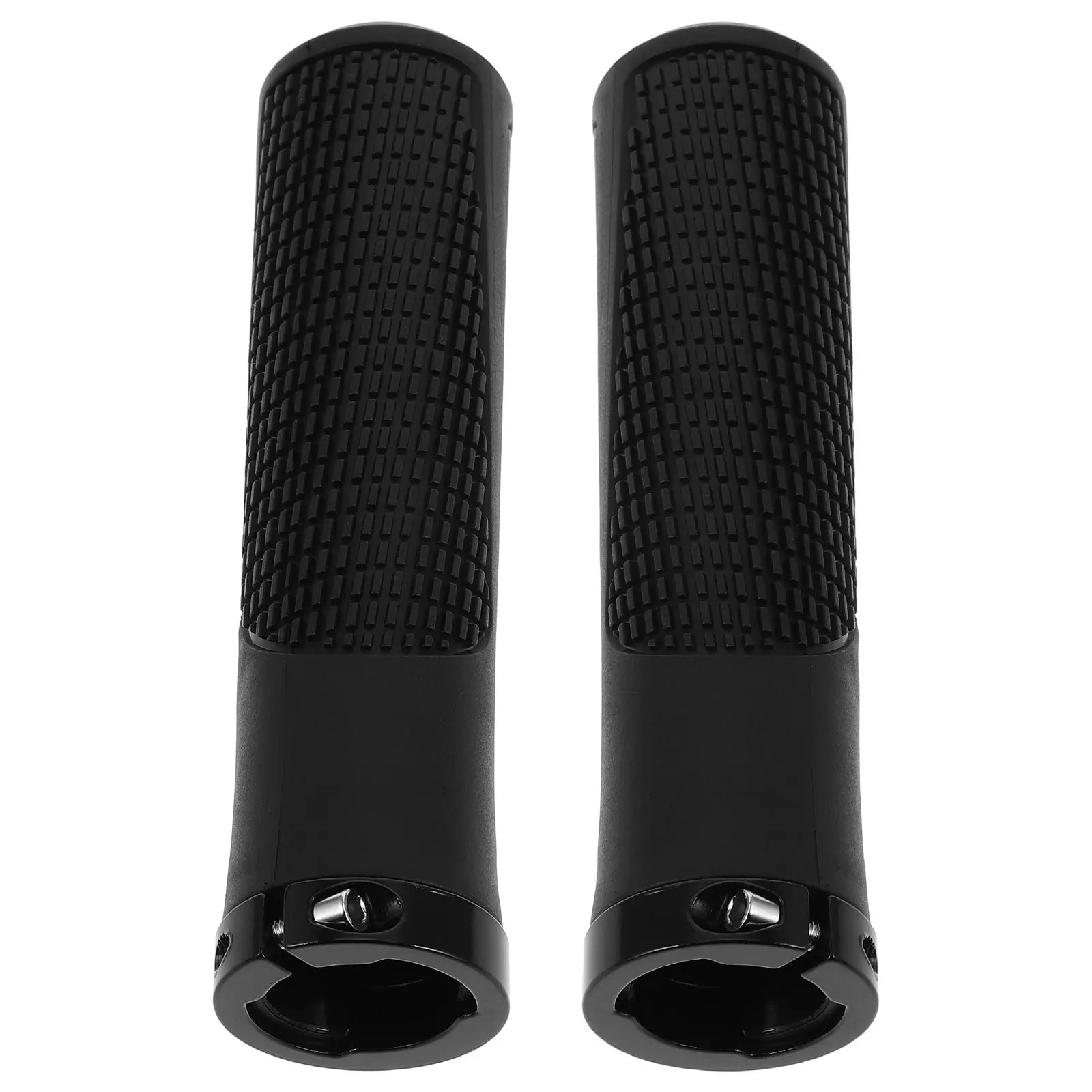 

2Pcs Bike Handlebar Grips Soft Non-Slip Rubber Comfortable Shock Absorption Fixed Gear Mountain Road Bicycle Accessories