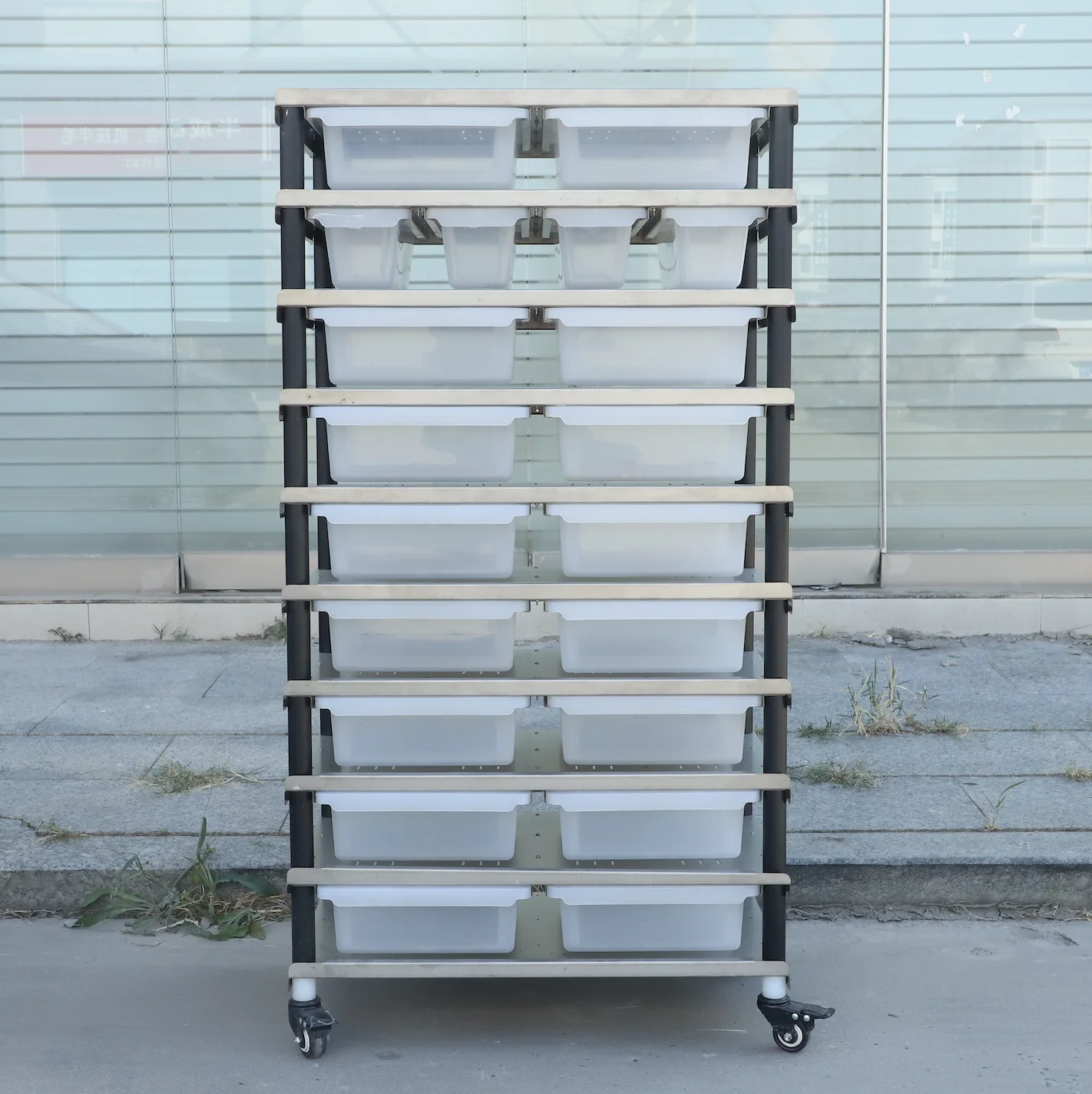 304 Stainless Snake Rack System Plastic PVC Custom shelf gecko lizard python snake breeding rack system easy-to-assemble pack