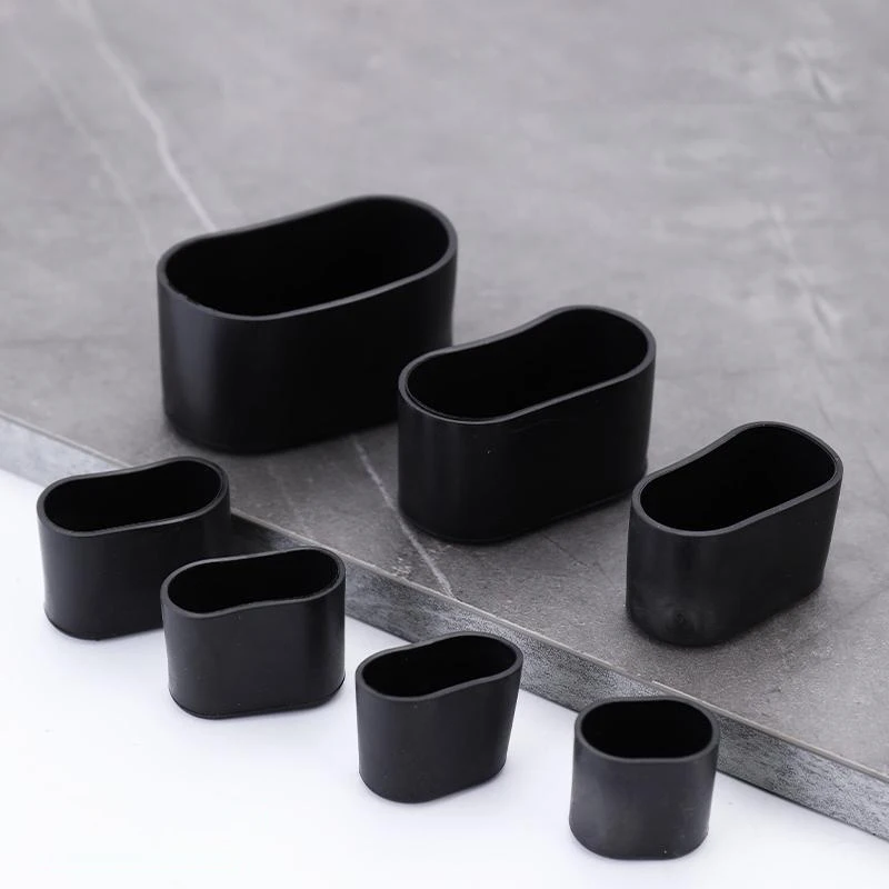4/8/16/24PCS NonSlip Oval Chair Leg Caps PVC Table Chair stool Leg cover Wear-resistant Feet Floor Protector Caps