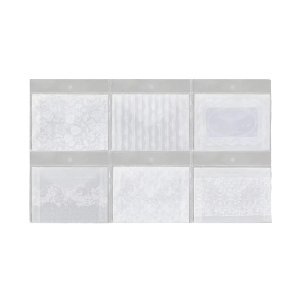 4pcs Per Set Lace Paper Envelope Paper Material Hollow Wedding Invitation Envelopes Transparent Lace Greeting Card Supplies