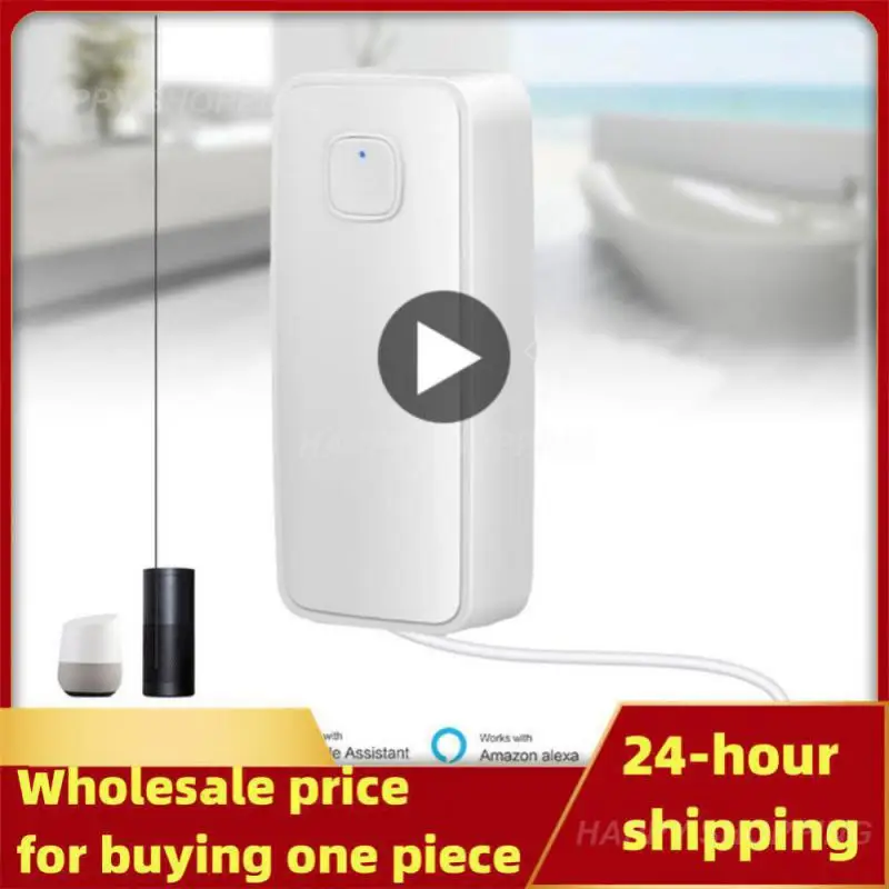 Tuya Smart Flood Lekkage Sensor Remote Monitor WiFi Water Overflow Niveau Detector Waterleksensor Beveiliging Geluid Alarmsysteem