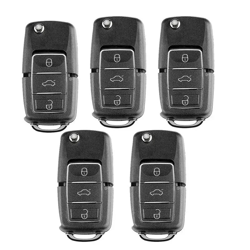 A73Q-Xhorse XKB506EN Universal Wire Remote Key Remote Control Key Fob 3 Buttons For VW B5 Type For VVDI Key Tool 5Pcs/Lot