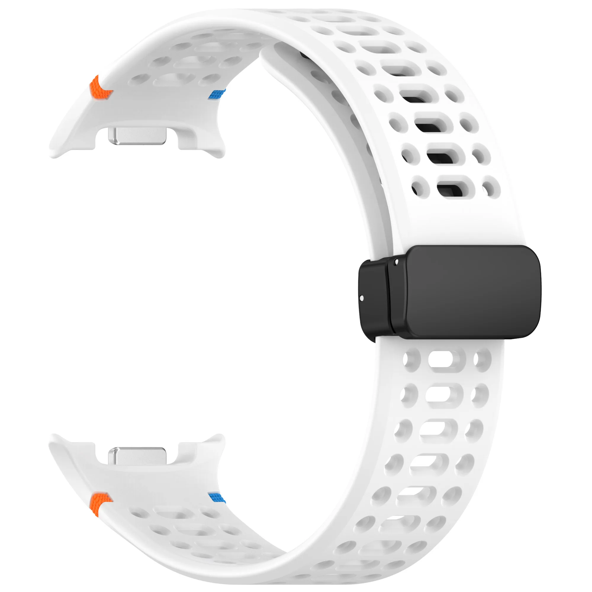 Atmungsaktives Silikonarmband für Samsung Galaxy Watch 9 8 44mm 40mm Sport-Magnetarmband Correa Galaxy Watch8 Classic 46mm – Detail 3