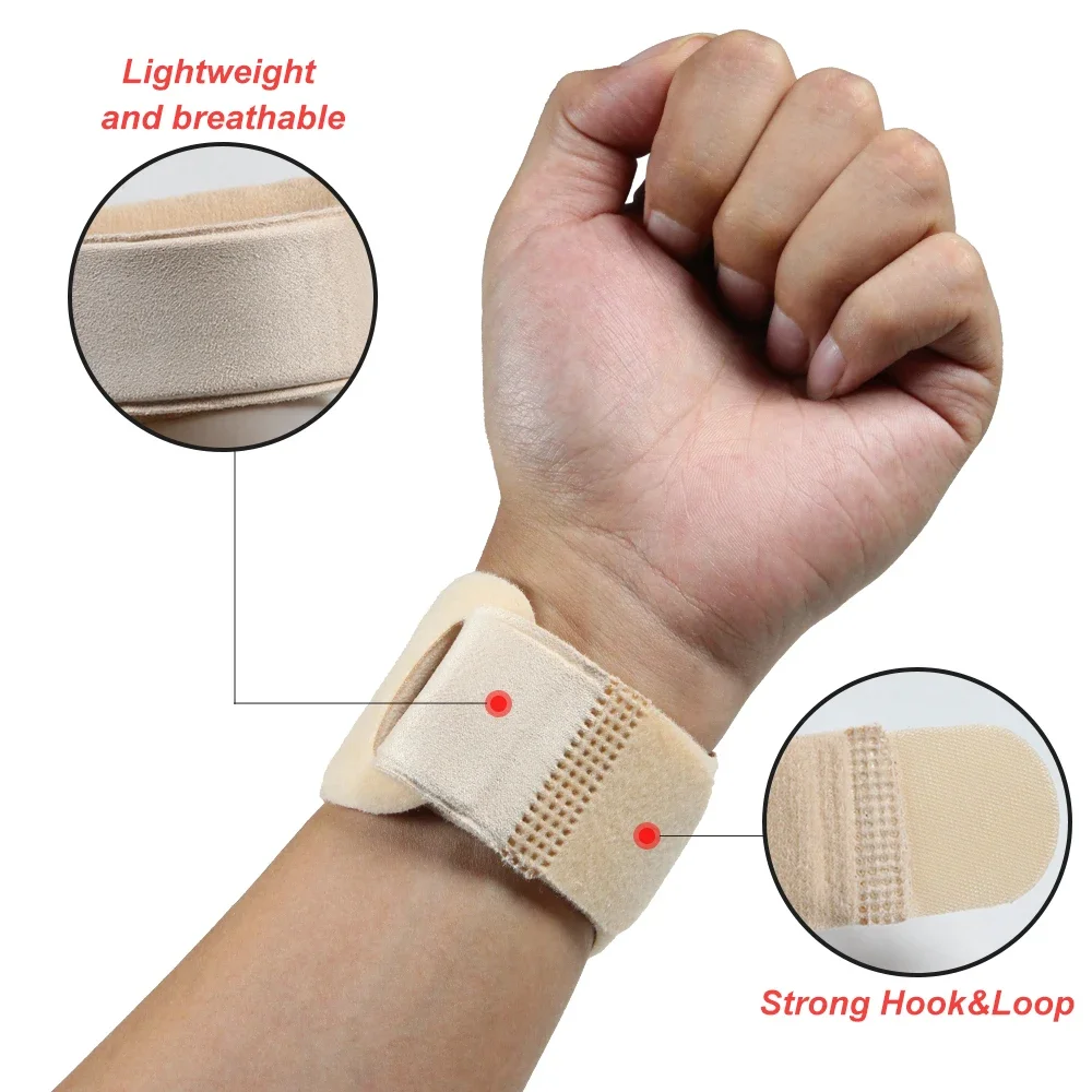1PC Tragbare Einstellbare Dünne Schmerzen Handgelenk Band Brace Verletzungen TFCC Reißen Verletzungen Brace Sport Yoga Weiche Ulnar Fix Handgelenk band – Detail 6