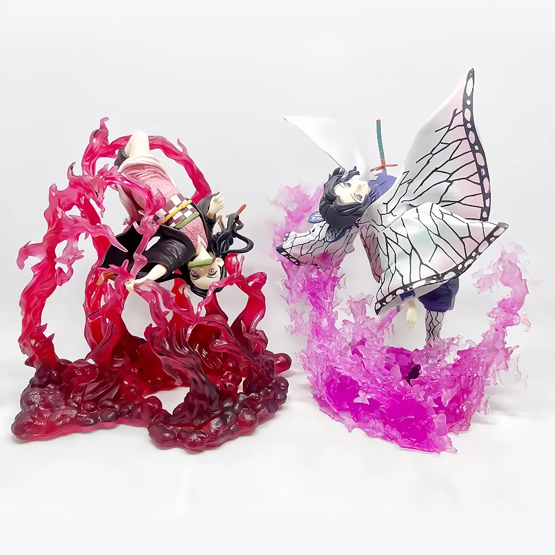 

Kamado Nezuko Figures And Kochou Shinobu Demon Slayer Anime Figure Collectible Limited Edition Completely Demonized Nezuko Toy